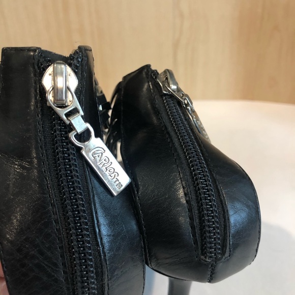 Carlos Santana Ankle Wrap Heels - Picture 3 of 5